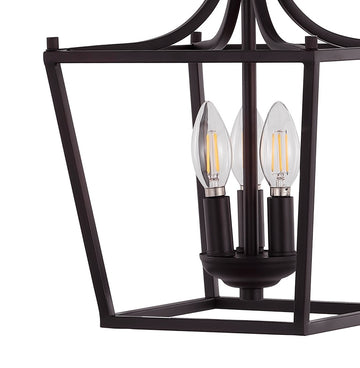 Camden Iron Classic Midcentury Pendant Lantern - JONATHAN Y